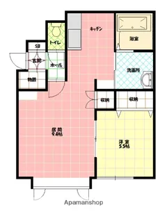 イースエピカA【2階】の間取り