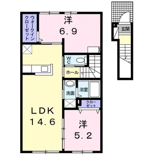 ピュアリー【2階】の間取り