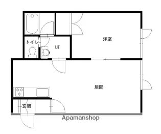 TAFUY東光Ⅱ【1階】の間取り