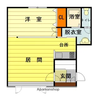 ウォーターリップⅣ【1階】の間取り