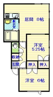 コーポフローレンス【2階】の間取り