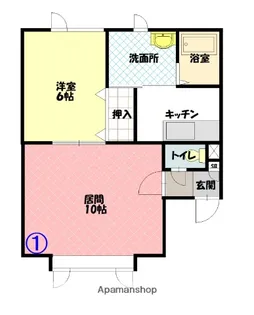 クリスタル・1【1階】の間取り