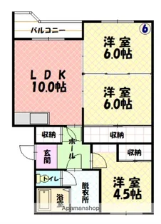 GRAND TERRACE【3階】の間取り