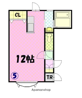 クローバーA棟【101号室】の間取り
