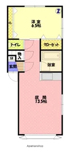 メゾンセレスト【102号室】の間取り