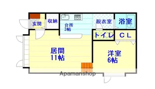 フォレスト2.5【105号室】の間取り