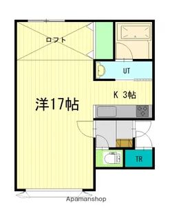 フォレストD【201号室】の間取り