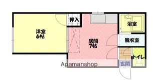 リーフ東光【101号室】の間取り