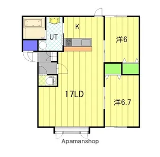 ワイステラ5【2階】の間取り