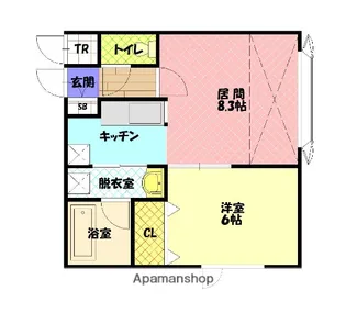 サンタフェ【2階】の間取り