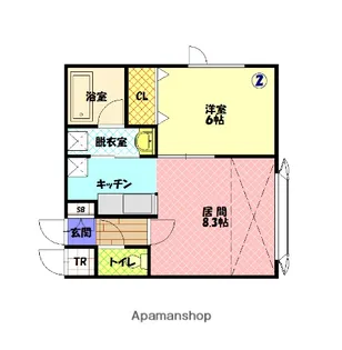 サンタフェ【2階】の間取り