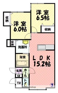 ルミネンス・ユーⅡ【1階】の間取り