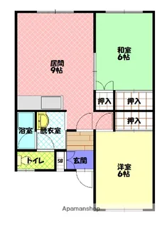 コーポささき【2階】の間取り