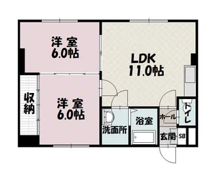 MSピエース【303号室】の間取り