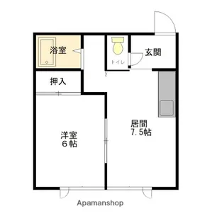 ハイムツキムラ【2階】の間取り