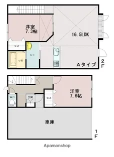ルノンC【101号室】の間取り