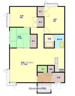 メープル神居【2階】の間取り