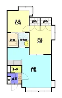 エクセレント【2階】の間取り
