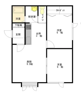 MS・LIEBREIZ【102号室】の間取り