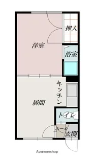 エスペランサ【105号室】の間取り