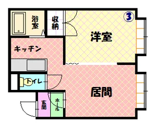 メモリアルハイツ【2階】の間取り