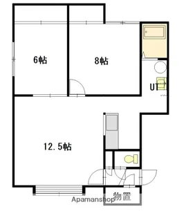 ユーチャリスF【2階】の間取り