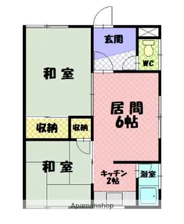 エルム旭町【2階】の間取り