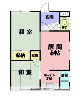 エルム旭町【2階】の間取り