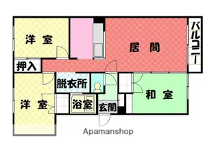 グレイトピアレジデンス【3階】の間取り