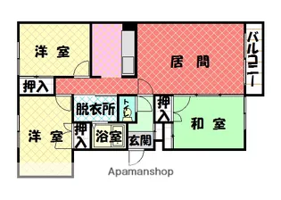 グレイトピアレジデンス【1階】の間取り