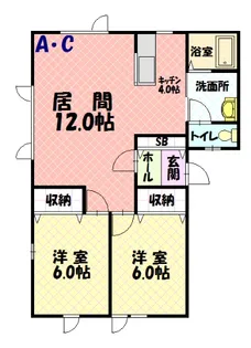 FELICE【1階】の間取り