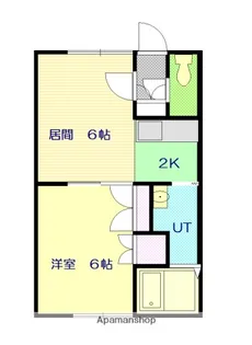 K’SハイツONE【2階】の間取り