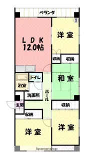 7条レジデンス【10階】の間取り