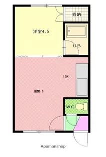 ヴィプレ2条B【2階】の間取り