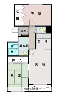 ガーデンハウス【3階】の間取り