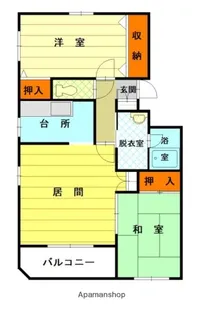 ガーデンハウス【2階】の間取り