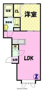 ゴリラⅤ【102号室】の間取り