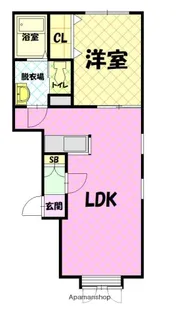 ゴリラⅤ【105号室】の間取り