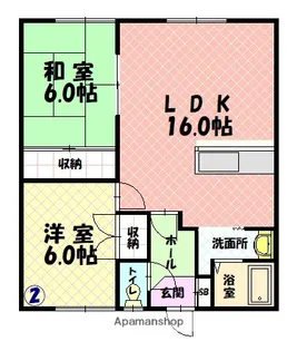 柴ハイツ【1階】の間取り