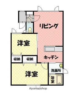 ノースビレッジ【2階】の間取り