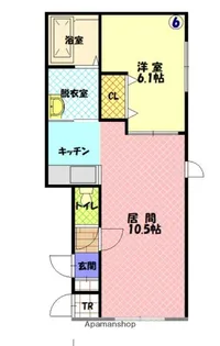 プレジール【1階】の間取り