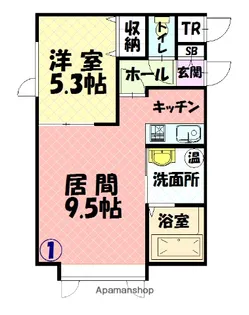 ペコラ【101号室】の間取り