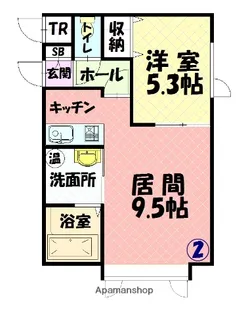 ペコラ【2階】の間取り