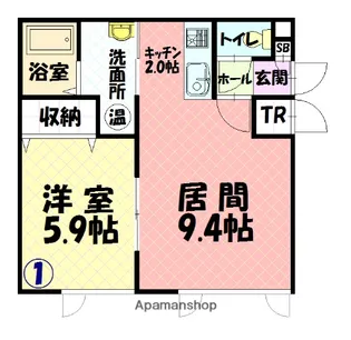GLPⅠ【2階】の間取り