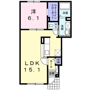 エスペランザ【1階】の間取り