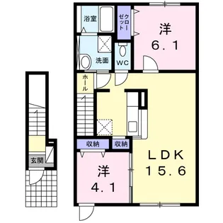 エスペランザ【2階】の間取り