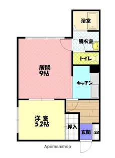 イースト4.2ハイツ【2階】の間取り