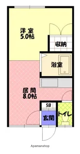 コーポイースト【1階】の間取り