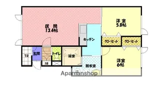 リュミエールA【1階】の間取り