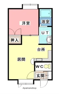 サイレンス2206B【1階】の間取り